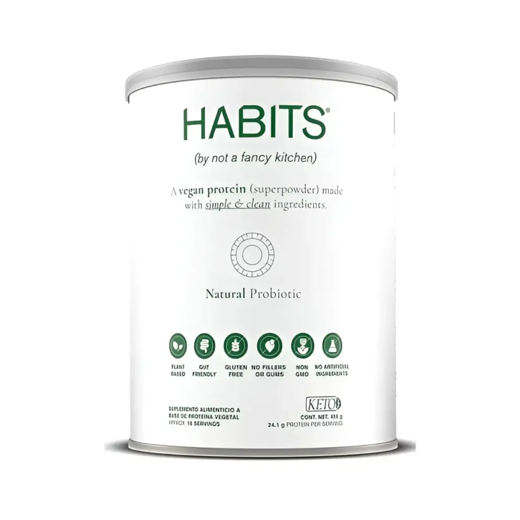 [7501468148745] Habits Proteína Vegana 488g Probioticos Natural