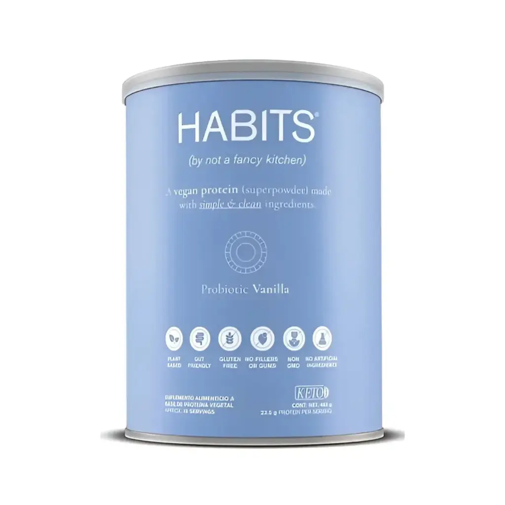 Habits Proteína Vegana 488g Probioticos Vainilla