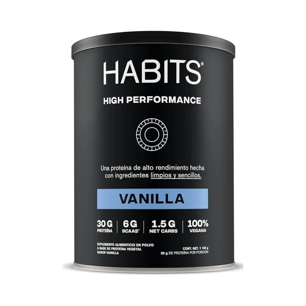 Habits Proteína Vegana By Checo Perez 1078g Vainilla