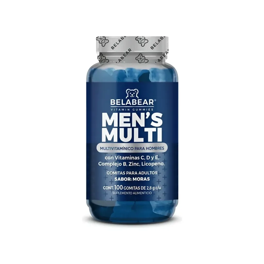 SOLANUM BELABEAR MEN'S MULTI 100 GOMITAS SABOR MORAS