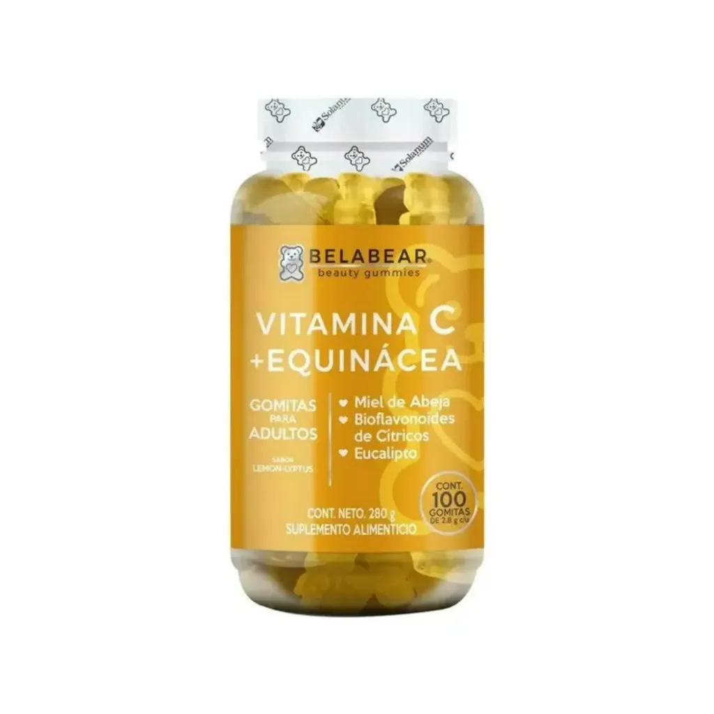 SOLANUM BELABEAR VITAMINA C + EQUINACEA 100 GOMITAS