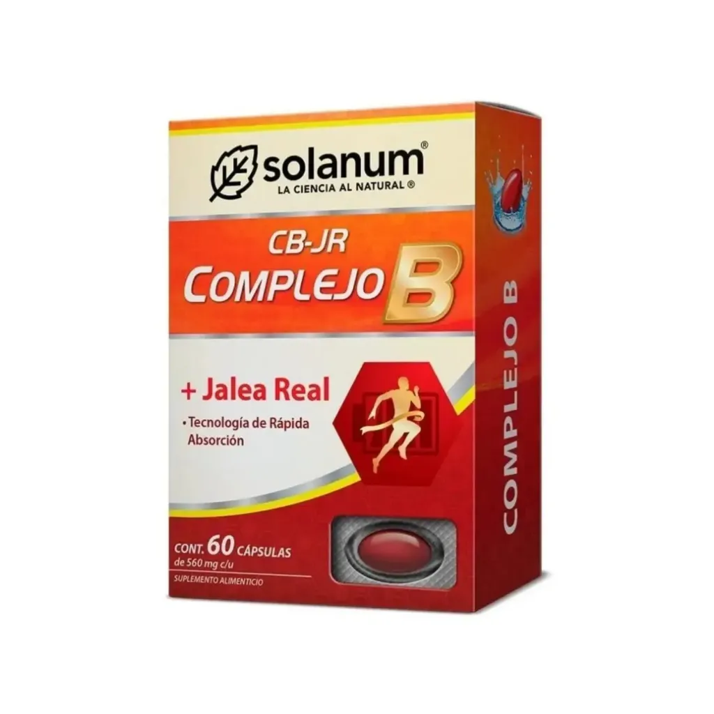 SOLANUM COMPLEJO B  CB-JR + JALEA REAL CON 60 CÁPSULAS