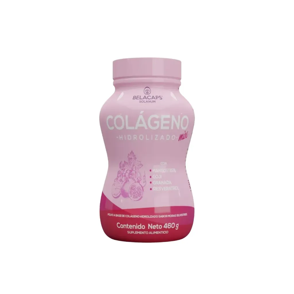 SOLANUM COLÁGENO HIDROLIZADO CON MANGOSTEEN, GOJI, GRANADA, RESVERATROL 460 GRAMOS