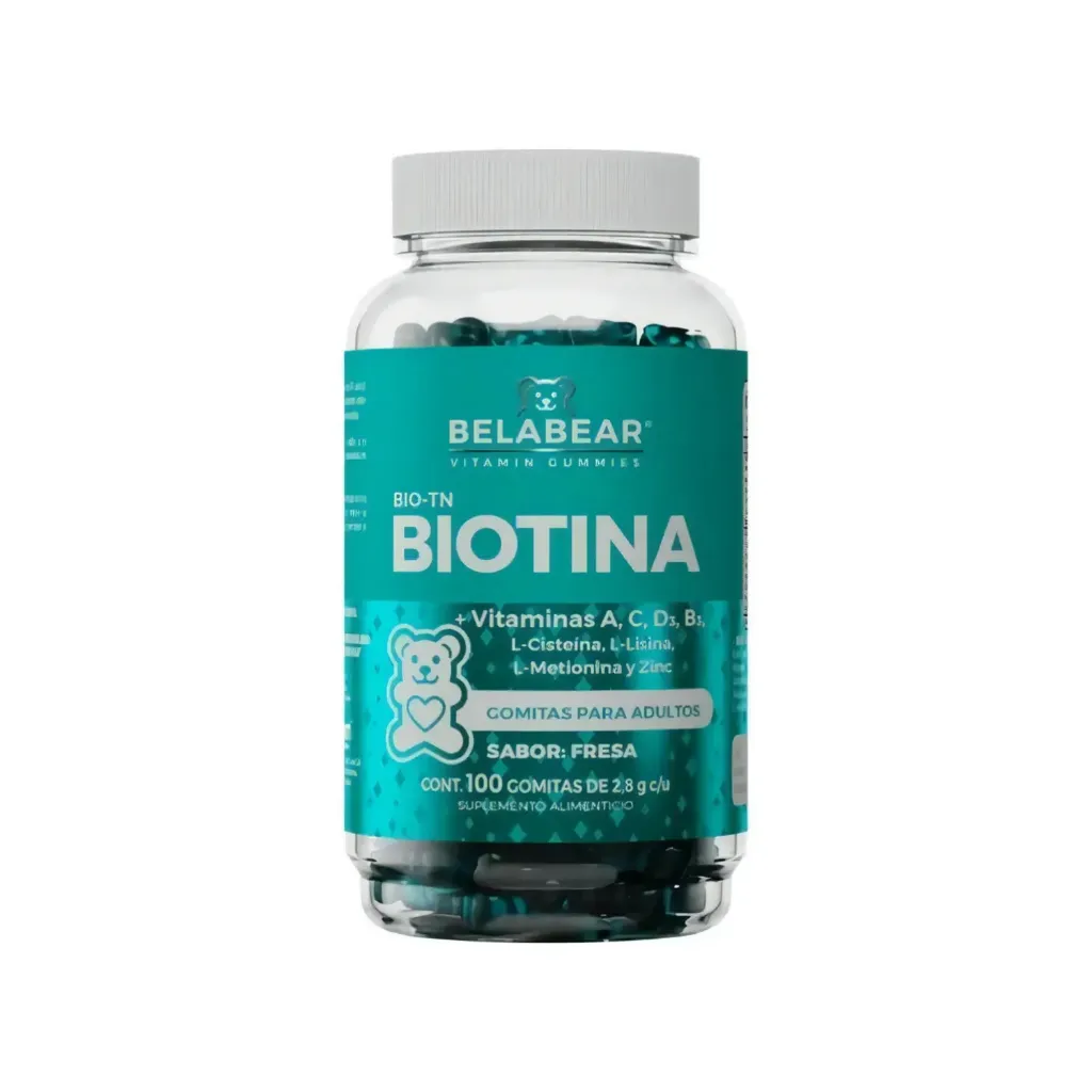 SOLANUM BELABEAR BIOTINA + VITAMINAS CON 100 GOMITAS