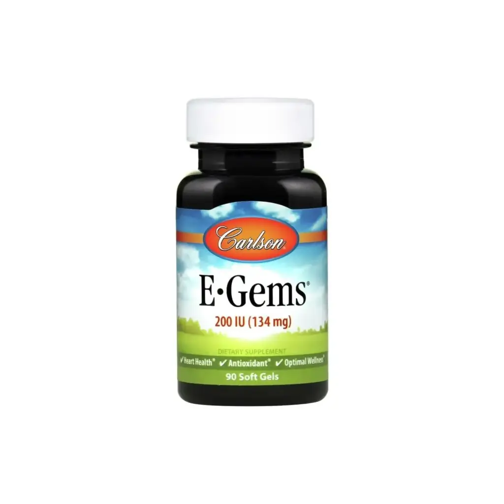 [088395003202] Carlson Labs E-Gems, 200 IU (134 mg), 90 Cápsulas Blandas