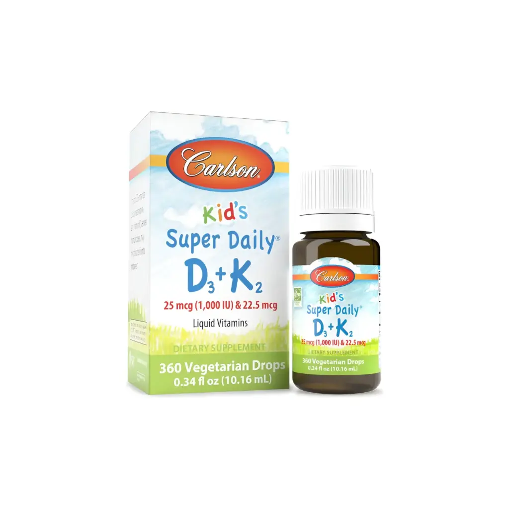 [088395105302] Carlson Labs Kid´s Daily, Vitamina D3 + K2, 10.16 ml