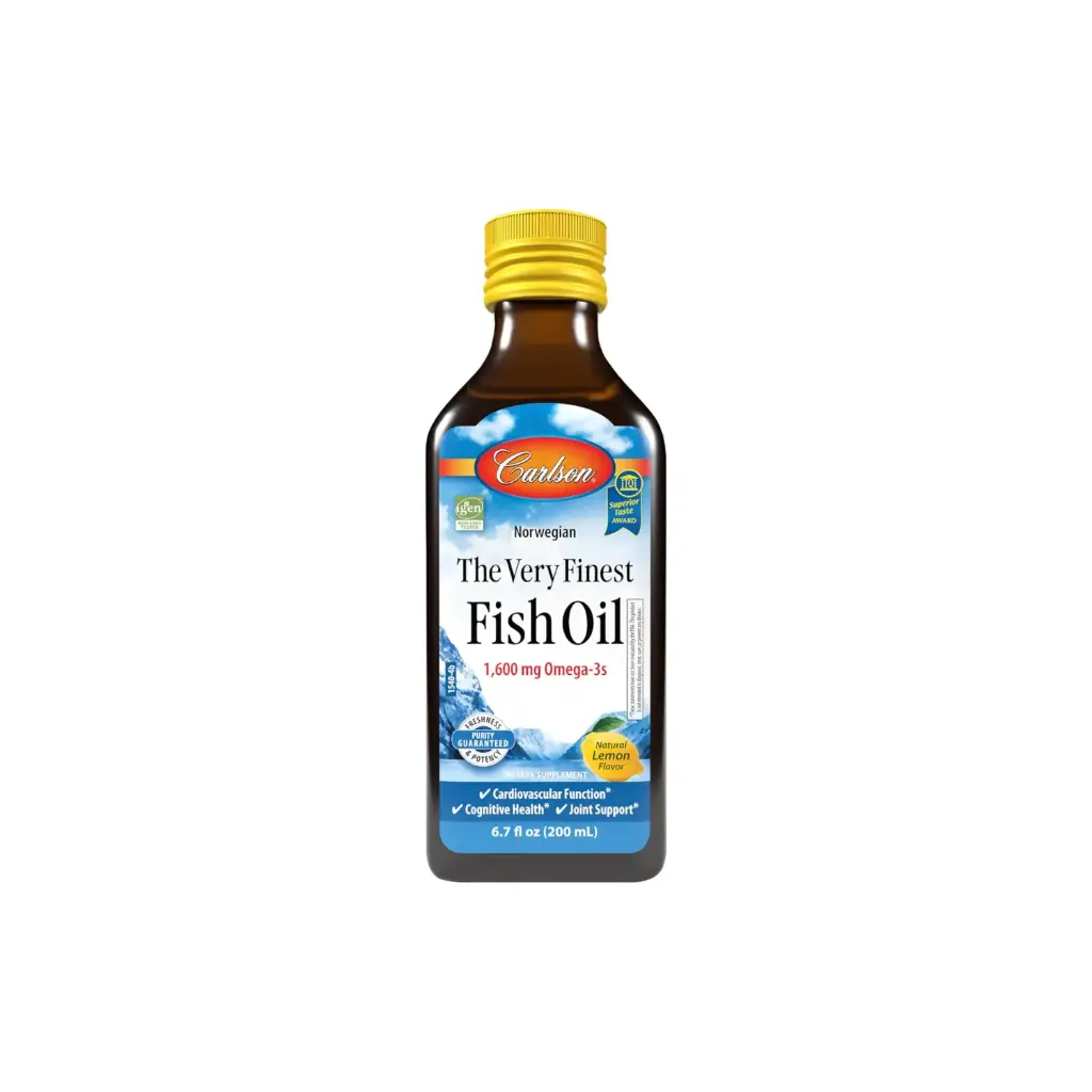 Carlson Labs, Aceite de pescado 1600 mg, 200 ml, Limón