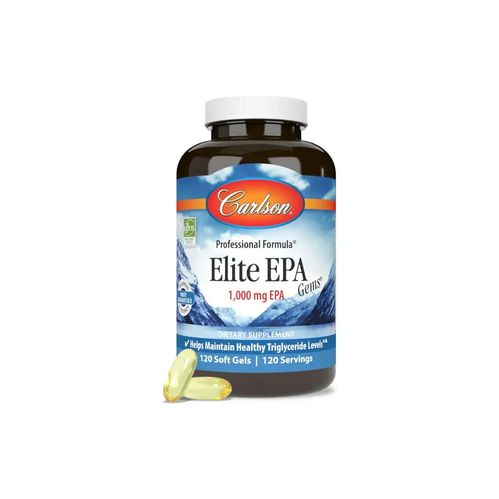 Carlson Labs Elite Epa, 1000 mg, 120 Cápsulas Blandas