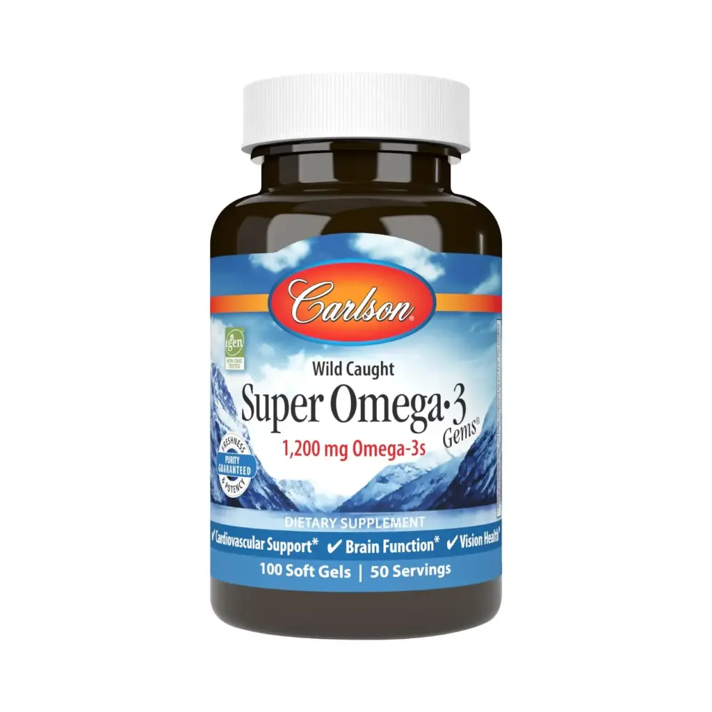 [088395015243] Carlson Labs, Super Omega-3 Gems 600 Mg, 100 + 30 Caps