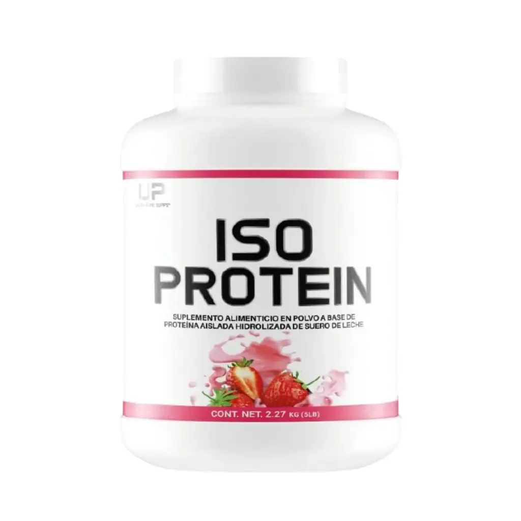 Ultra Pure Supps Iso Proteína Aislada E Hidrolizada 5lb Fresa Suplemento