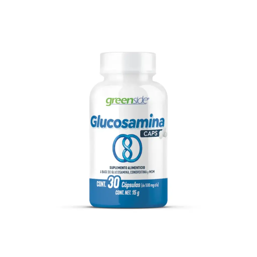 [033119253234] GREENSIDE Glucosamina Condroitina Y Msm Apoya A La Salud 15g, 30 Capsulas