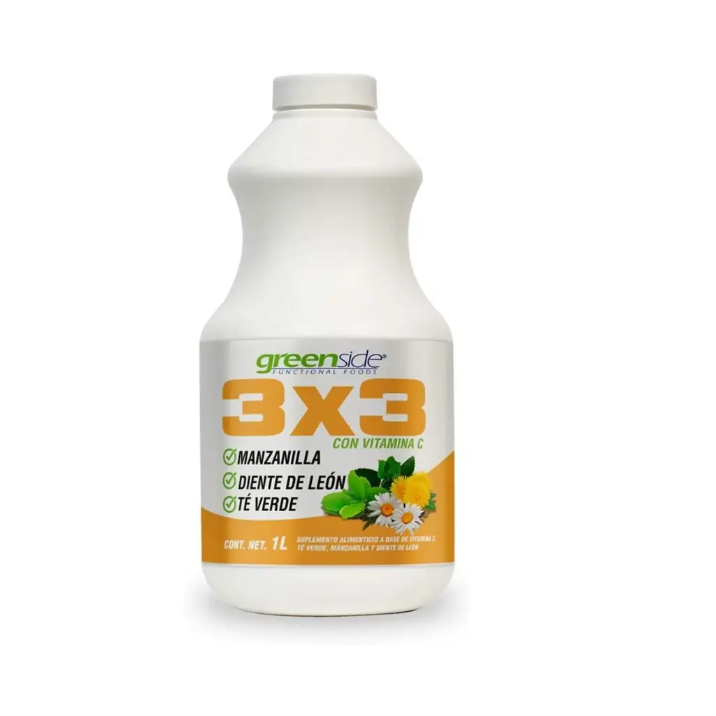 [033119303212] GREENSIDE 3X3 Con Vitamina C Tónico Fortalece Las Defensas Presentacion 1 L