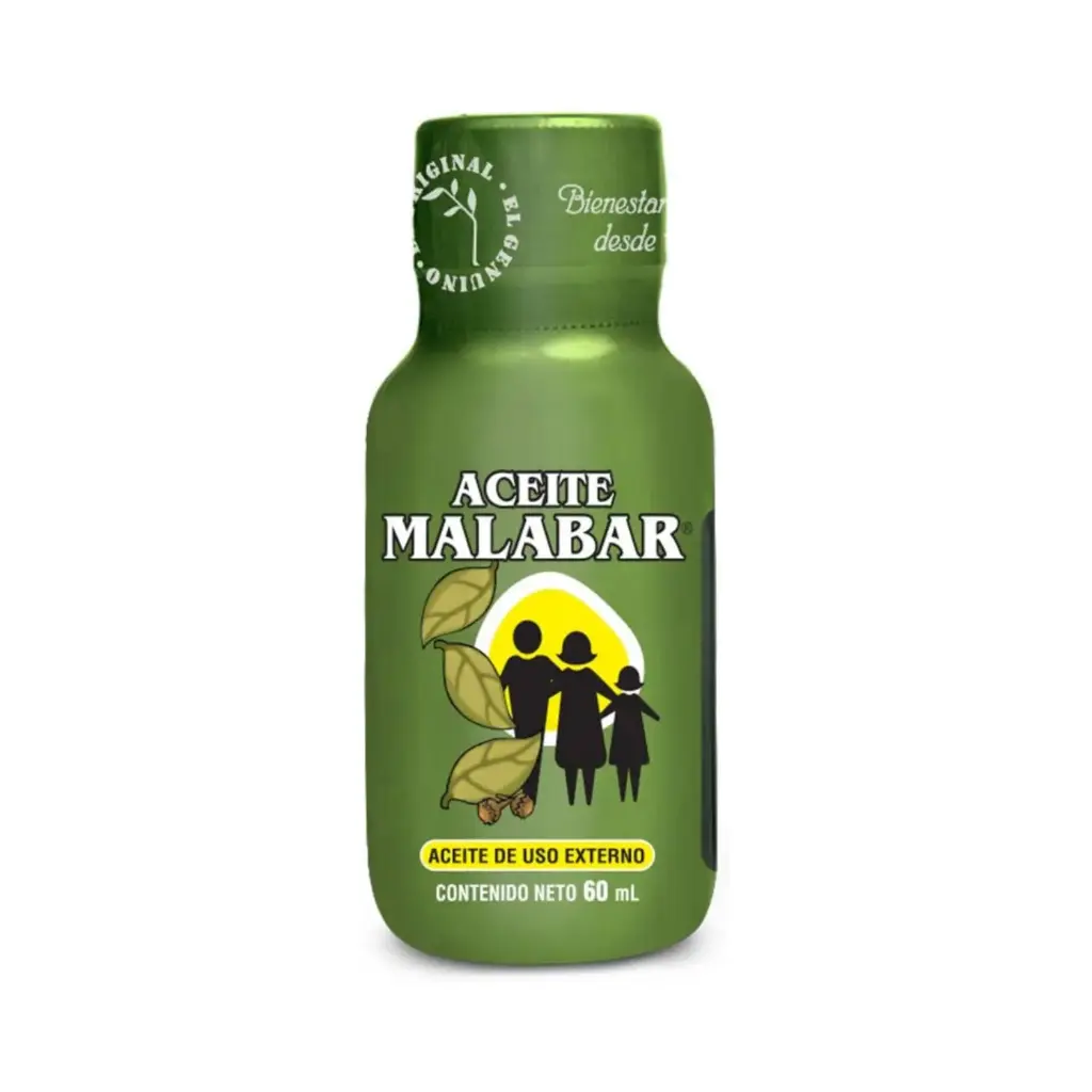 [033119250059] GREENSIDE Aceite Malabar Para Tension Muscular Frasco Con 60ml