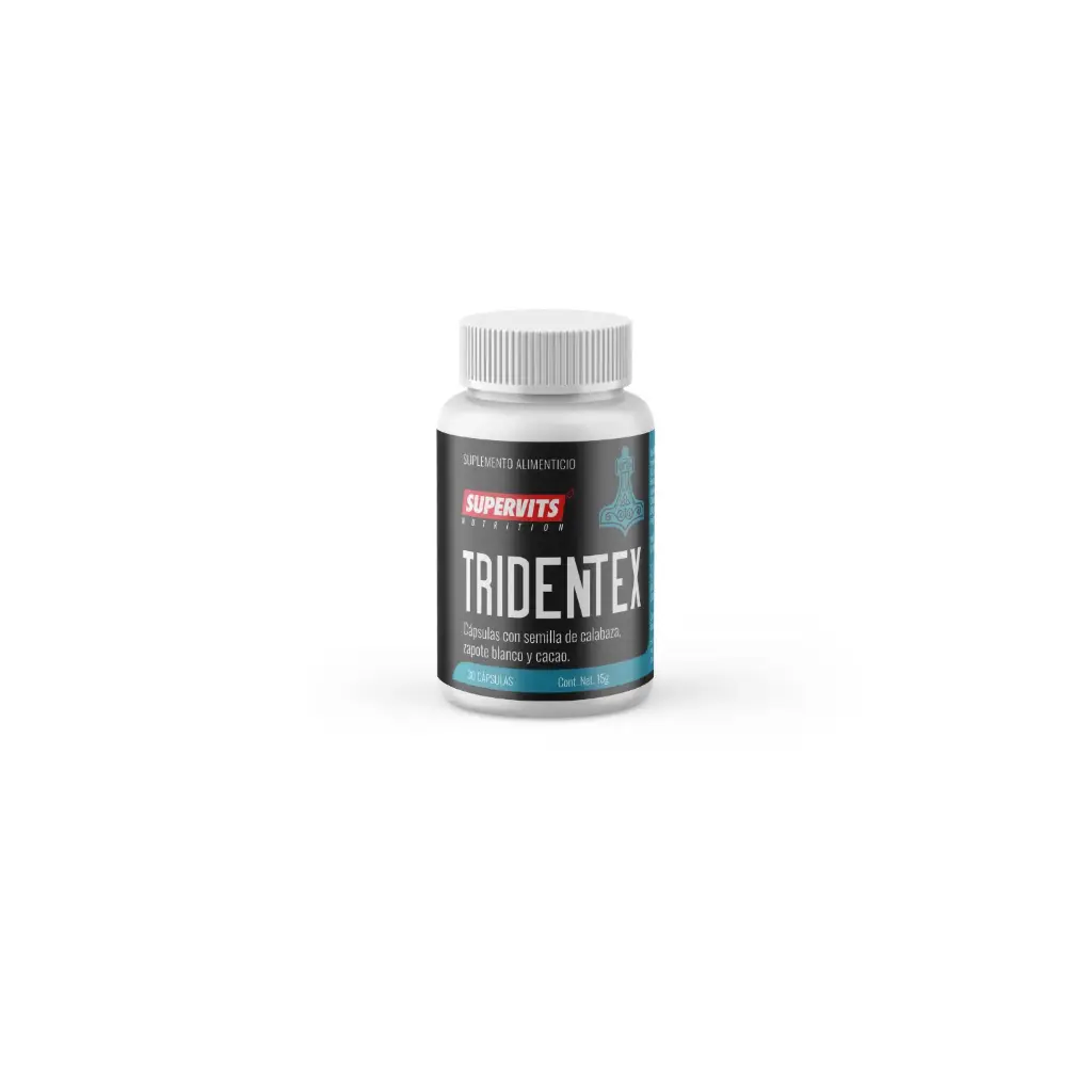 Supervits Suplemento Alimenticio Tridentex Ayuda a Prostata y Mejora Potencia 30 Capsulas 