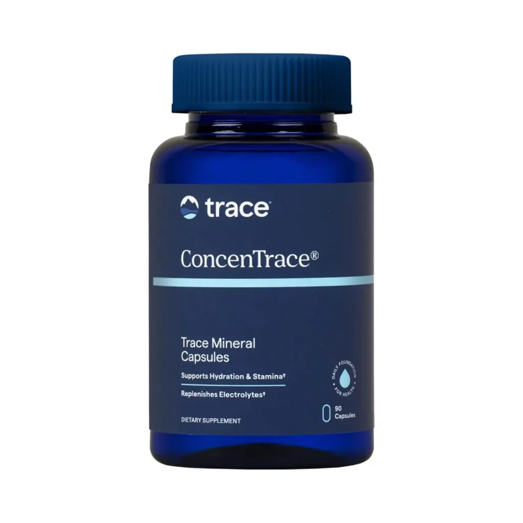 Trace Minerals ConcenTrace Cápsulas ConcenTrace para la salud general – Fuerza ósea, recuperación muscular y apoyo energético 90 unidades