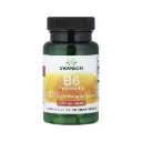 Swanson Vitamina B6 y piridoxina, 100 mg Refuerzo energético y cardiovascular, 100 cápsulas veganas