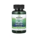 Swanson Just One, Suplemento Multivitamínico Con Hierro, Salud General, 130 Tabletas 