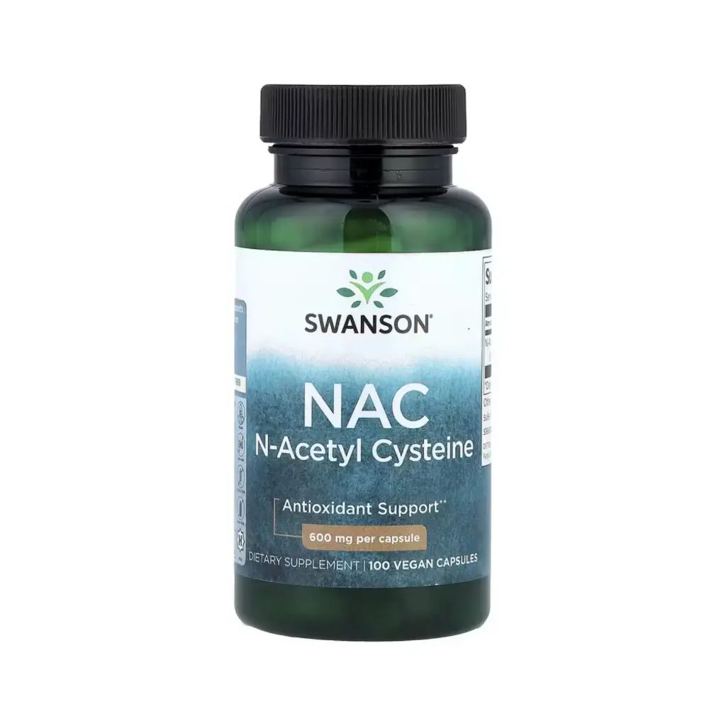 [087614018546] Swanson Nac, Protección Antioxidante, 600 Mg, 100 Cápsulas Veganas 