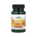 Swanson Biotina, Nutre El Cabello, La Piel Y Las Uñas, 5000 Mcg, 100 Cápsulas Veganas 