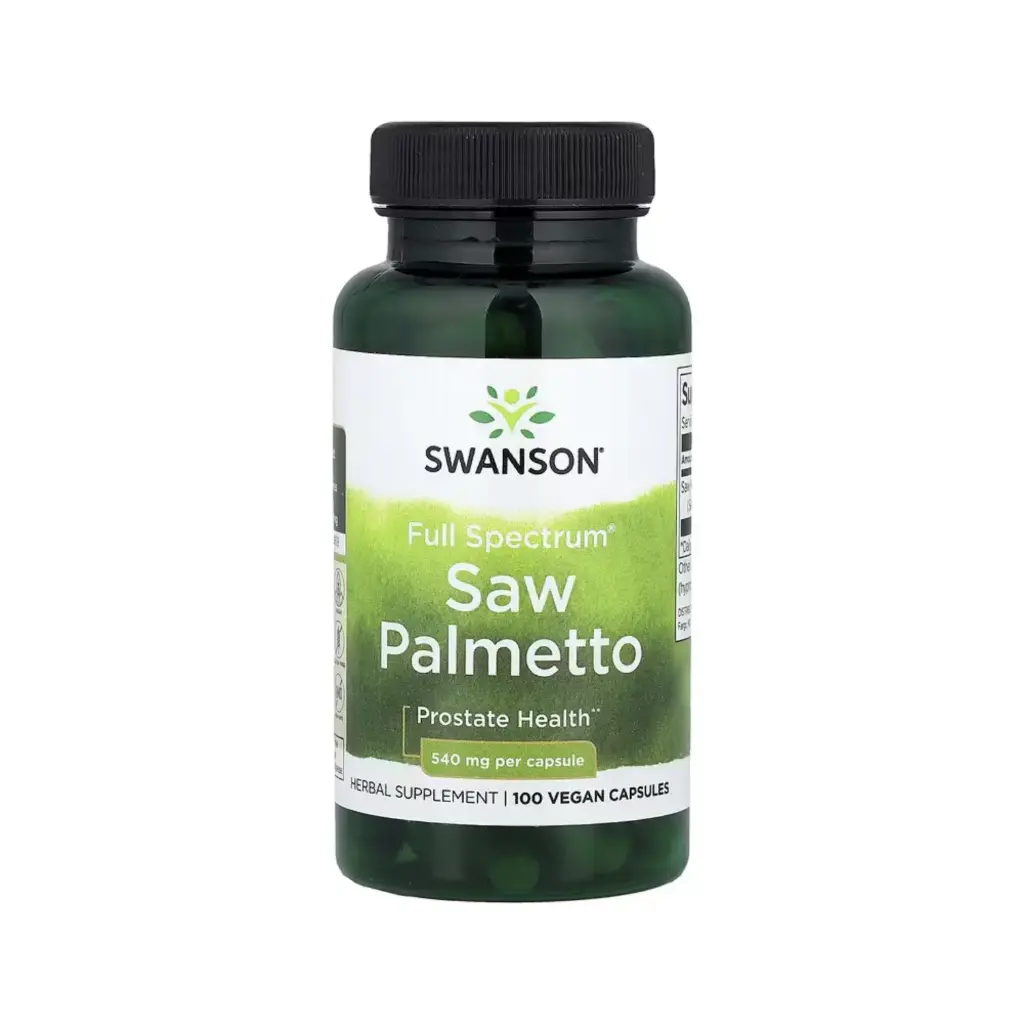 [087614019093] Swanson Full Spectrum, Saw Palmetto, Salud De La Próstata, 540 Mg, 100 Cápsulas Veganas 