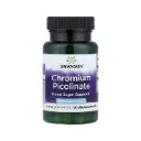 Swanson Picolinato De Cromo, Refuerzo Para La Glucemia, 200 Mcg, 100 Cápsulas Veganas 