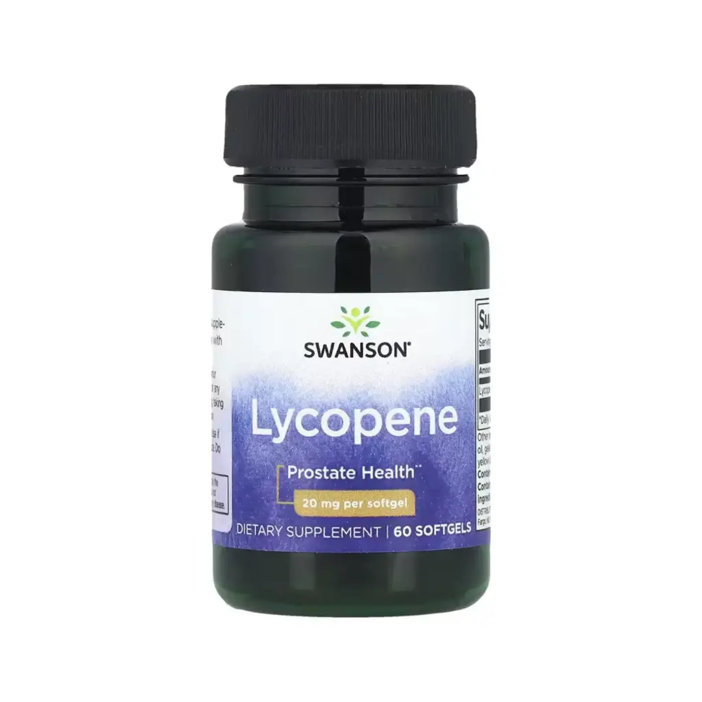[087614019505] Swanson Licopeno, Salud De La Próstata, 20 Mg, 60 Cápsulas Blandas 