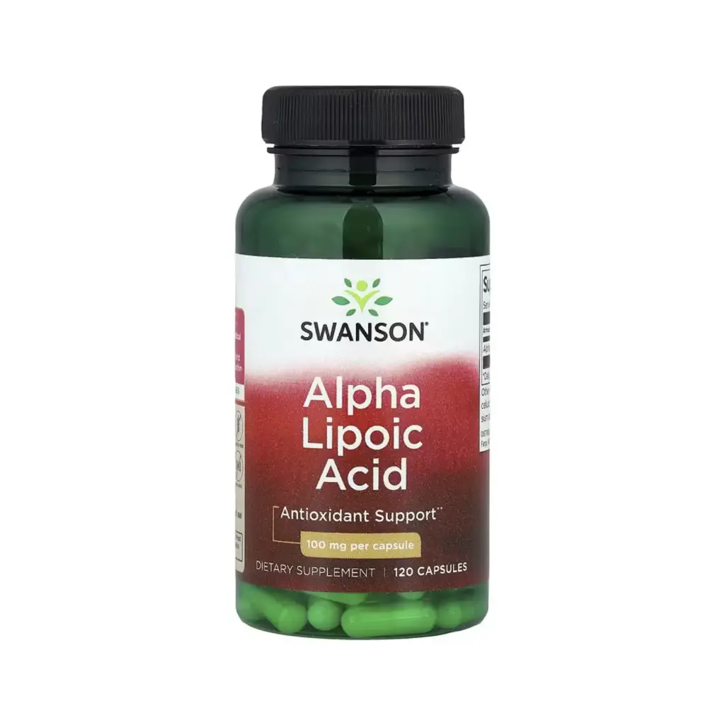 [087614019826] Swanson Ácido Alfa-lipoico, Protección Antioxidante, 100 Mg, 120 Cápsulas 
