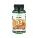 Swanson Vitamina D3 Alta Potencia Salud Ósea E Inmunitaria, 25 Mcg (1000 Ui), 250 Cápsulas