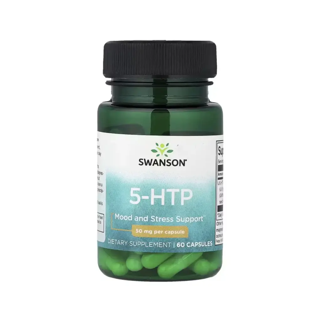 Swanson, 5-htp, Refuerzo Para El Estado De Ánimo Y El Estrés 50 Mg, 60 Cápsulas