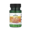Swanson Vitamina B12, Energía Y Metabolismo 500 Mcg, 30 Cápsulas Veganas 
