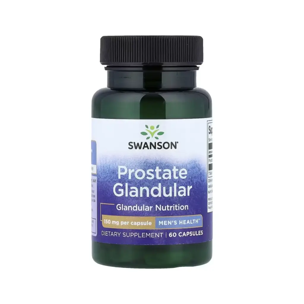 Swanson Próstata Glandular, Nutrición Glandular 150 Mg, 60 Cápsulas