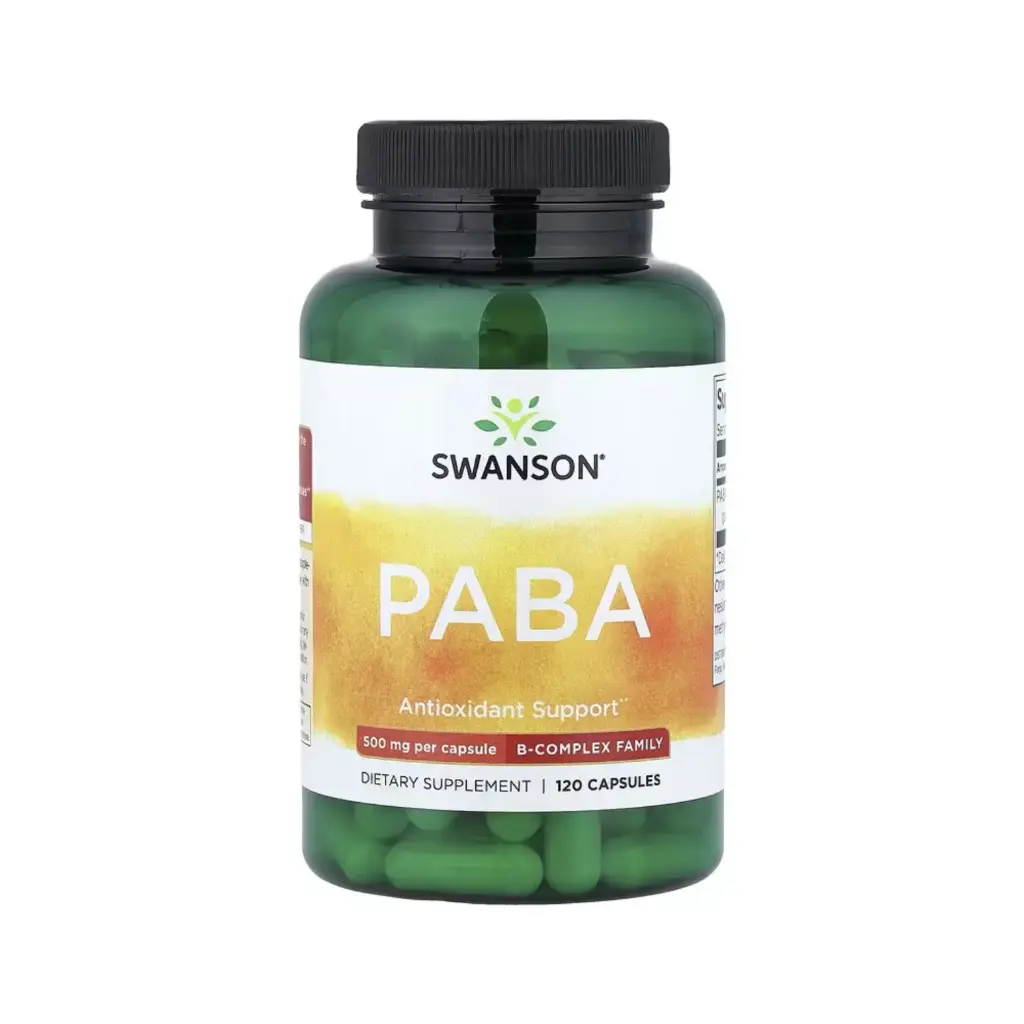 [087614113678] Swanson, PABA, Protección Antioxidante 500 Mg, 120 Cápsulas 