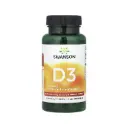 Swanson Vitamina D3 De La Más Alta Potencia, Salud Ósea E Inmunológica 125 Mcg, (5000 UI), 250 Cápsulas Blandas