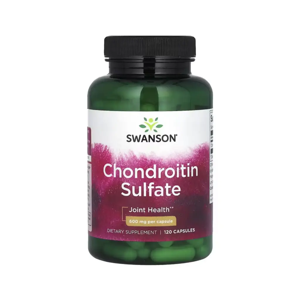 [087614119304] Swanson Sulfato De Condroitina, Salud De Las Articulaciones 600 Mg, 120 Cápsulas