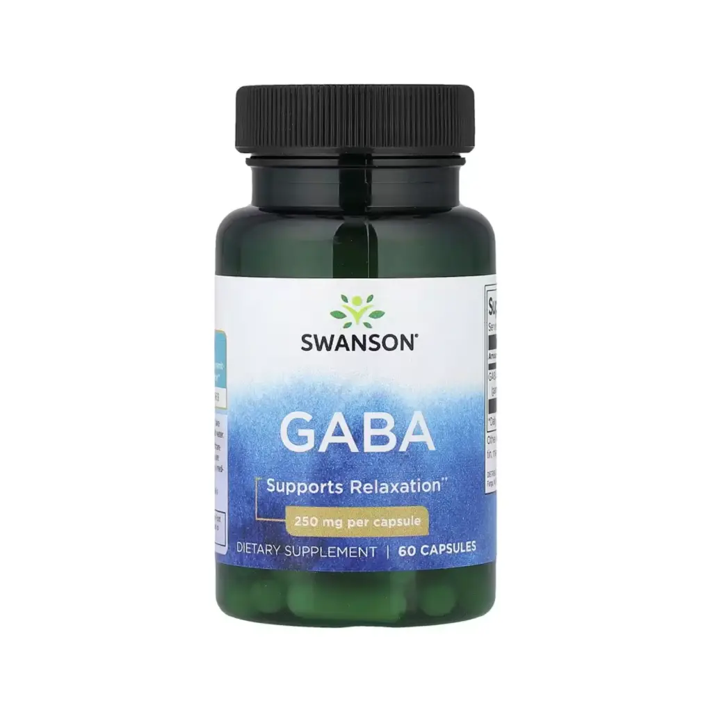 Swanson Gaba, Promueve La Relajación 250 Mg, 60 Cápsulas