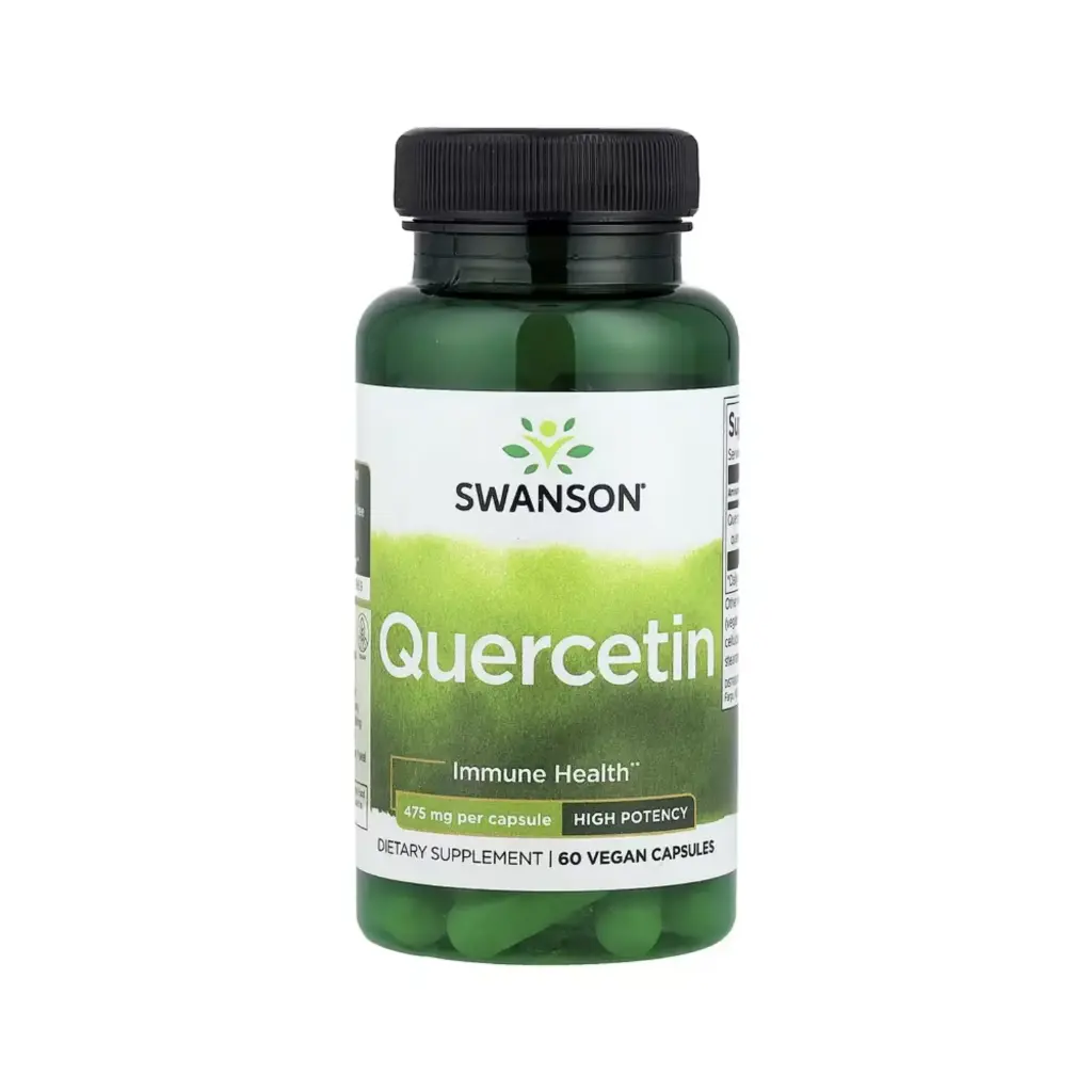 Swanson Quercetina, Salud Inmunitaria 475 Mg, 60 Cápsulas Vegetales 