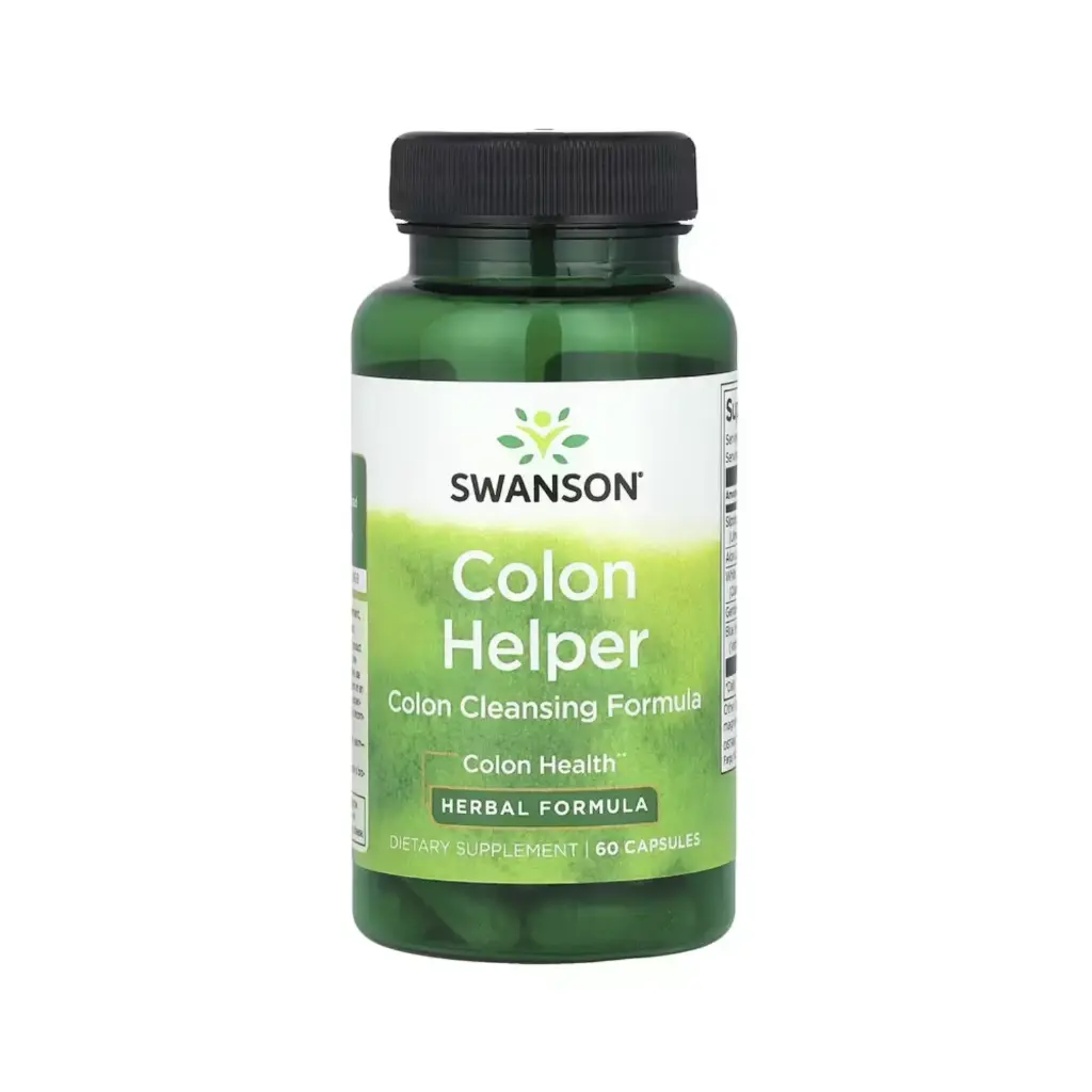 Swanson, Colon Helper, Fórmula Para La Limpieza Del Colon, 60 Cápsulas 
