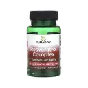 Swanson Complejo De Resveratrol, Salud Cardiovascular, 60 Cápsulas 