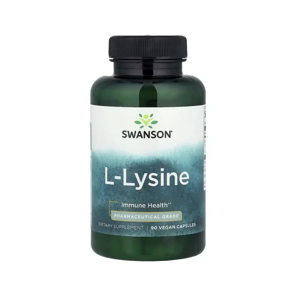 [087614024523] Swanson L-lisina, Salud Inmunitaria, 90 Cápsulas Veganas (500 Mg Por Cápsula) 