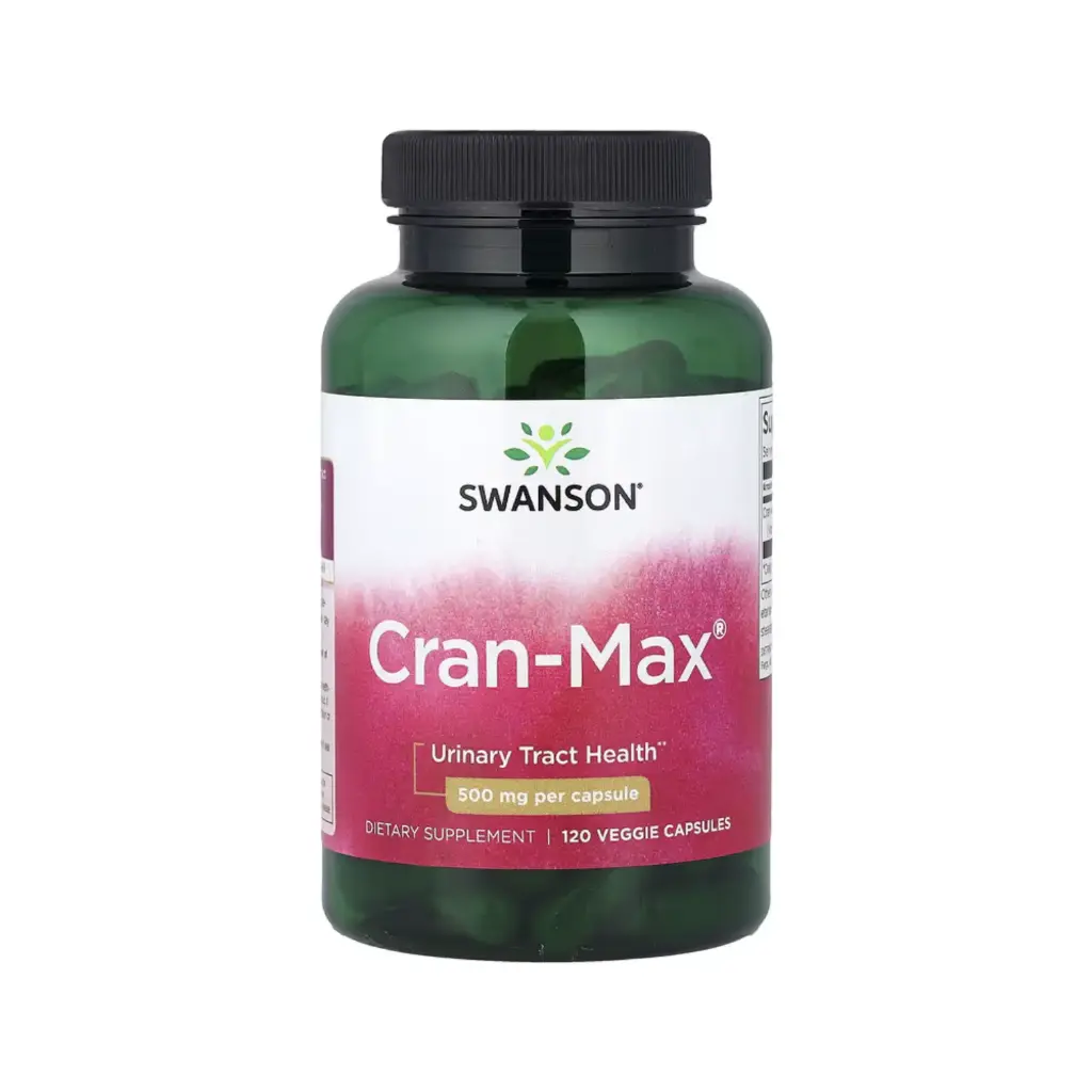 Swanson Cran-max, Salud De Las Vías Urinarias, 500 Mg, 120 Cápsulas Vegetales 
