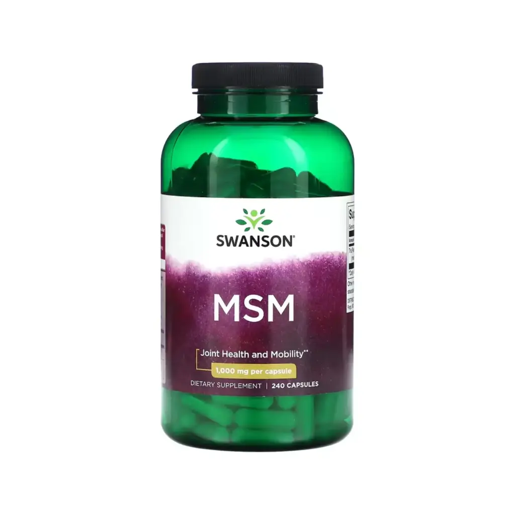 Swanson, Msm, Salud Y Movilidad De Las Articulaciones, 1000 Mg, 240 Cápsulas 