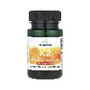 Swanson Vitamina K2 Natural, Salud Ósea Y Cardiovascular, 100 Mcg, 30 Cápsulas Blandas 