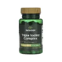 Swanson Complejo De Triple Yodo, Alta Potencia, Refuerzo Para La Tiroides, 12,5 Mg, 60 Cápsulas Vegetales