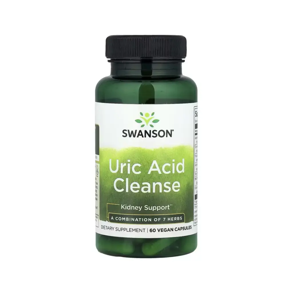Swanson Limpieza Con Ácido Úrico, Refuerzo Renal, 60 Cápsulas Veganas 