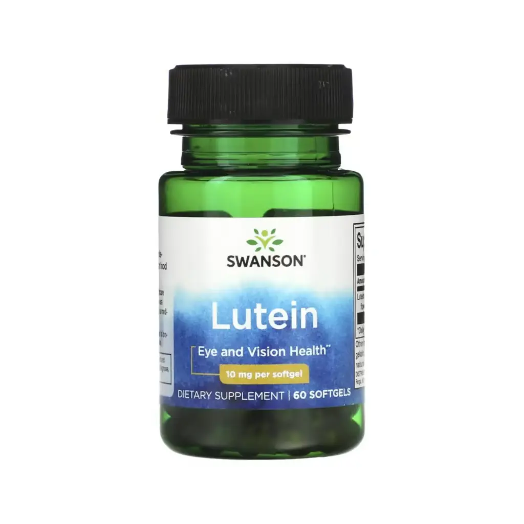 [087614029795] Swanson Luteína, Salud Ocular Y Visual, 10 Mg, 60 Cápsulas Blandas 