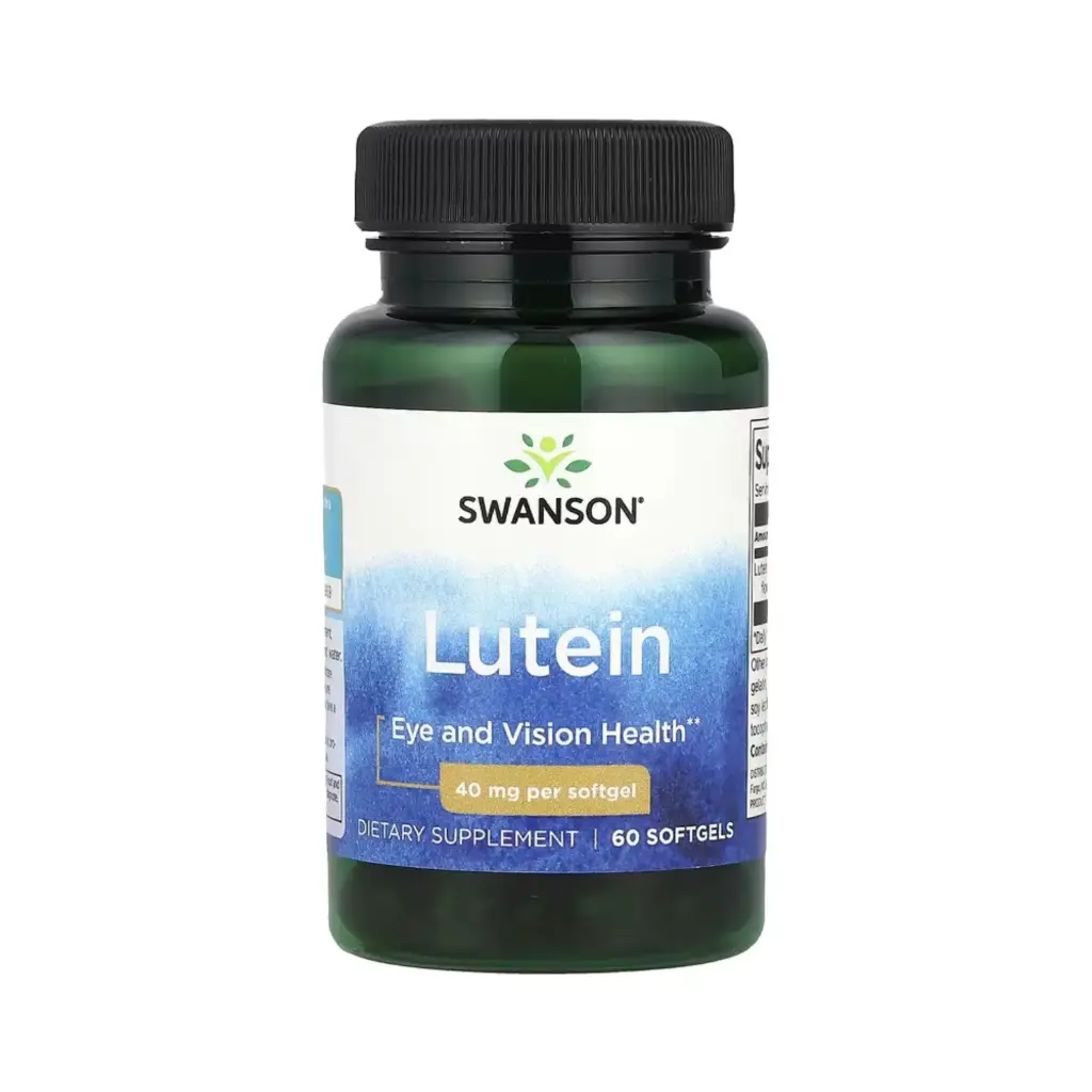 [87614029818] Swanson Luteína, 40 Mg, Salud Cerebral Y Visual, 60 Cápsulas Blandas 