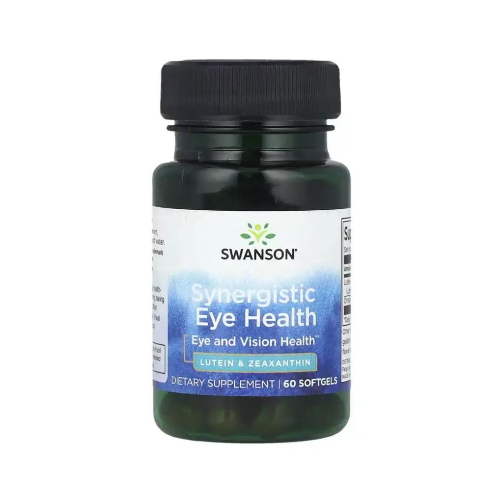 [087614029863] Swanson Salud Ocular Sinérgica, Salud De Los Ojos Y La Visión, 60 Cápsulas Blandas 