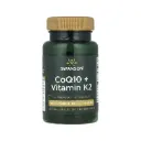 Swanson Coq10 + Vitamin K2, Refuerzo Para La Salud Cardiovascular, 60 Softgels 
