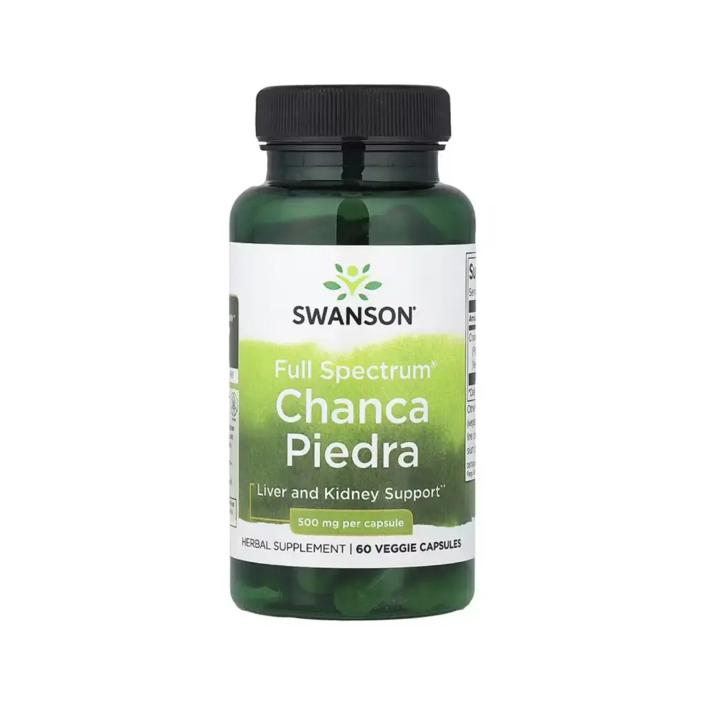 Swanson Full Spectrum, Chancapiedra, Refuerzo Para La Salud Del Hígado Y Los Riñones 500 Mg, 60 Cápsulas Vegetales