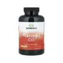 Swanson Aceite De Semilla De Lino, Salud Cardiovascular, 1 G, 200 Cápsulas Blandas 